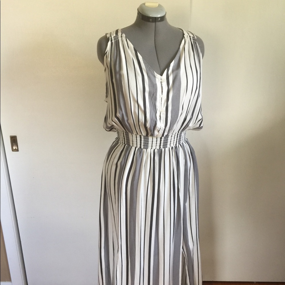 Striped tank dress